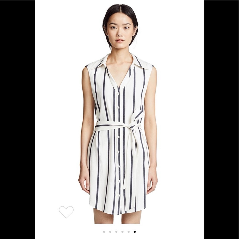 ALICE + OLIVIA striped sleeveless dress